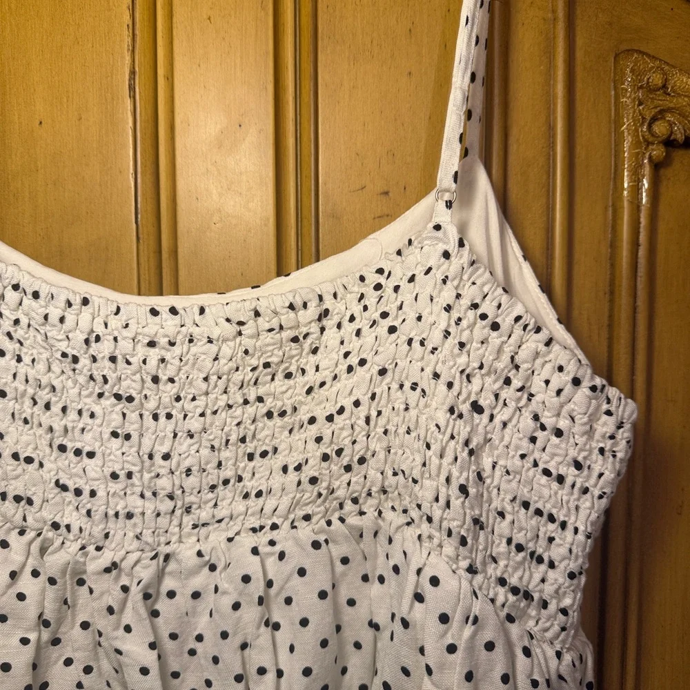 Kate Spade Iconic Black and White Polka Dot Camisole - Picture 6 of 8